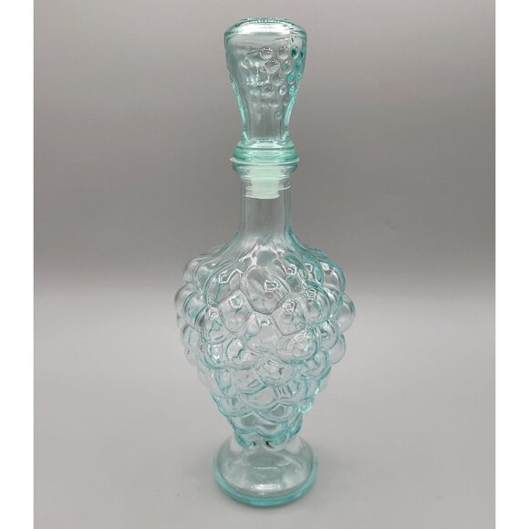 Vetreria Etrusca Mod Dep Glass Wine Decanter Italy Aqua Glass 500 ml - Picture 2 of 6
